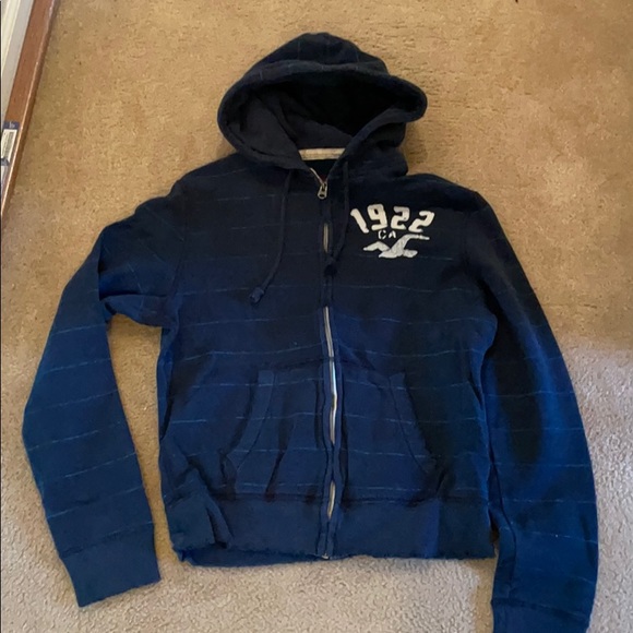Hollister Navy Hoodie - Picture 1 of 1